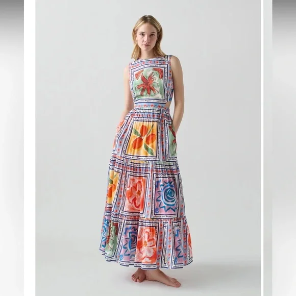 Lingua Franca Marcia Anthropologie NWT
Sleeveless A-Line Maxi Dress size 6. - Picture 16 of 16
